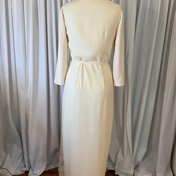 American Apparel Made in the U.S.A. Wrap Midi Dress - Picture 5 of 7